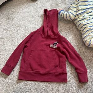 Kangol sweatshirt hoodie for little kids red size 3 British kangaroo logo